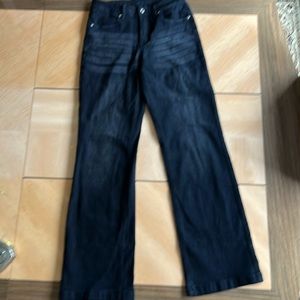 Jeans wide legs black S size